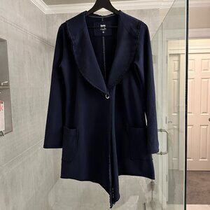 Lucy Athletic Shawl Collared French Terry Jacket, Size M